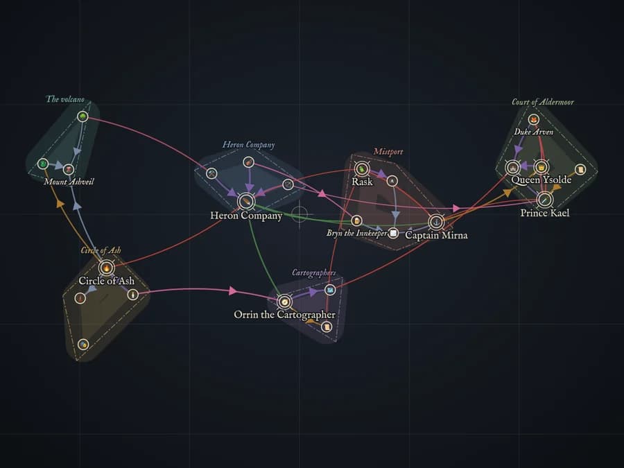 The same map in the Atlas style, dark mode